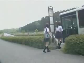Japanese lover and Maniac In Bus vid