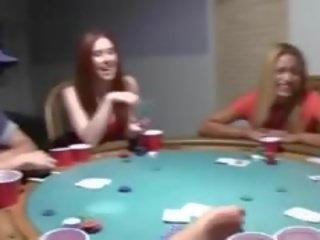 Young teenagers kurang ajar on poker night