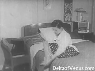 Vintaj kotor filem 1950s - pengintip/voyeur fuck - pengintipan tom