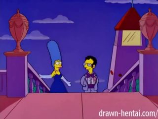 Simpsons adulte film - marge et artie afterparty