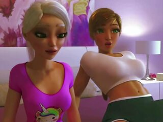 Futa erotiska 3d vuxen video- animeringen (eng voices)